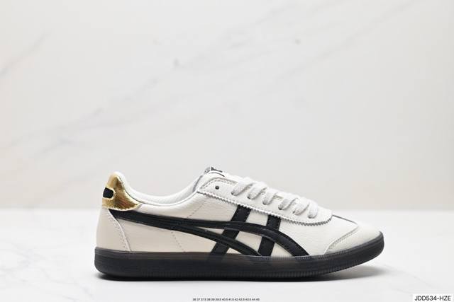 公司级亚瑟士 Onitsuka Tiger Tokuten 复古低帮休闲跑鞋 实拍首发 Tokuten的灵感来源于80年代的室内用鞋 T-Toe前足补强设计 室