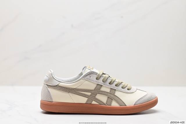 公司级亚瑟士 Onitsuka Tiger Tokuten 复古低帮休闲跑鞋 实拍首发 Tokuten的灵感来源于80年代的室内用鞋 T-Toe前足补强设计 室