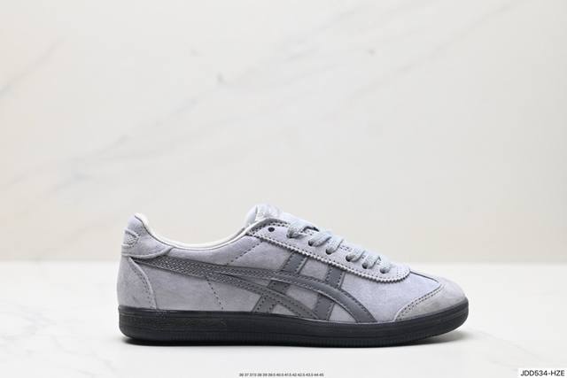 公司级亚瑟士 Onitsuka Tiger Tokuten 复古低帮休闲跑鞋 实拍首发 Tokuten的灵感来源于80年代的室内用鞋 T-Toe前足补强设计 室