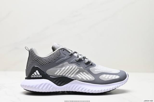 公司级阿迪达斯adidas Alphabounce 阿尔法高弹马牌鲨鱼鳃纹大底休闲运动慢跑鞋 货号:Db0205 尺码:36 36.5 37.5 38 38.5 - 点击图像关闭