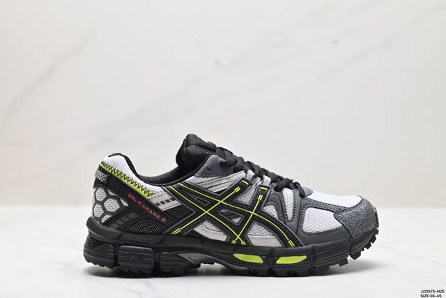 公司级asics Gel-Kahana 8 亚瑟士经典户外跑鞋如今机能风和户外风吹得正劲 这款gel-Kahana 8便是主打urban Outdoor机能越野