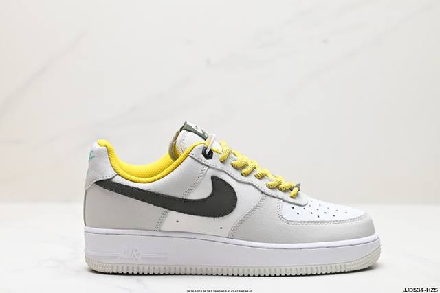 真标nike Air Force 1 Low 07原楦头原纸板 打造纯正低帮空军版型 专注外贸渠道 全掌内置蜂窝气垫 原盒配件 原厂中底钢印、拉帮完美 货号:F