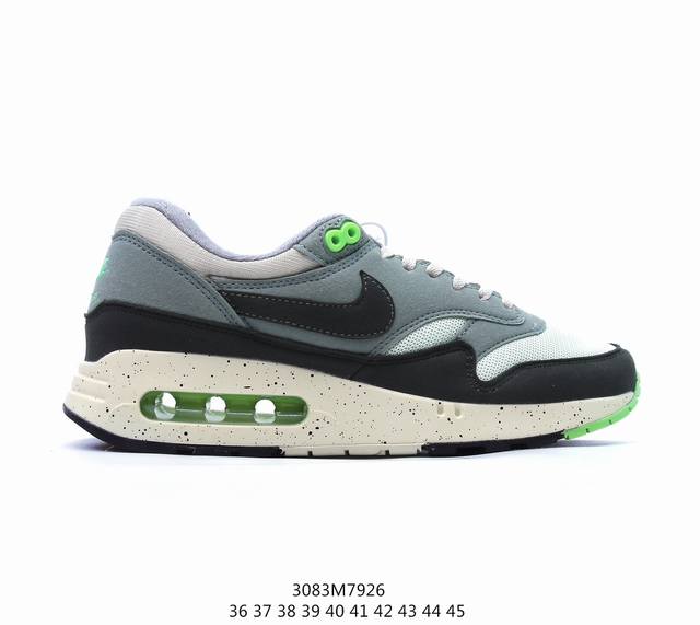 真标nike Air Max 1‘86 Prm男子低帮气垫复古跑步鞋 货号:Fn0697-100 尺码:36-40 Id:Jed129-Hdr 编码：3083M