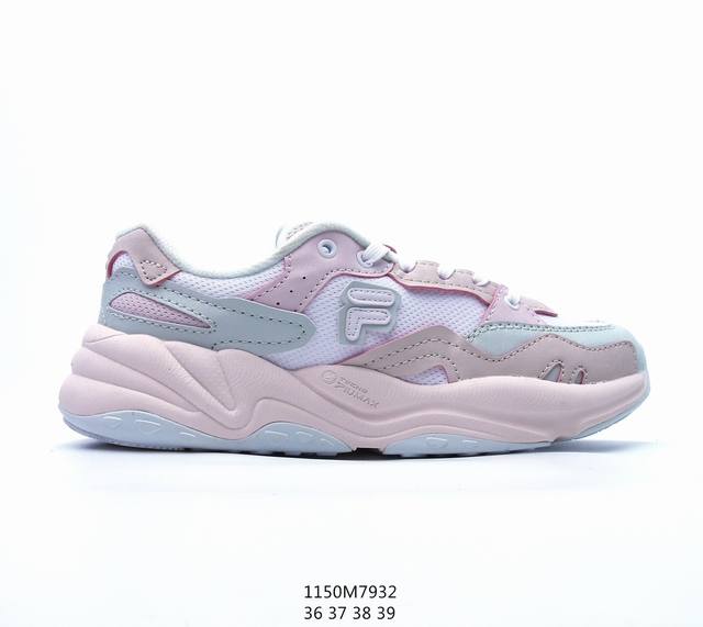 Fila Fusion斐乐潮牌flash女鞋复古潮鞋轻户外跑步鞋运动鞋老爹鞋35.5-40，编码1150M7932