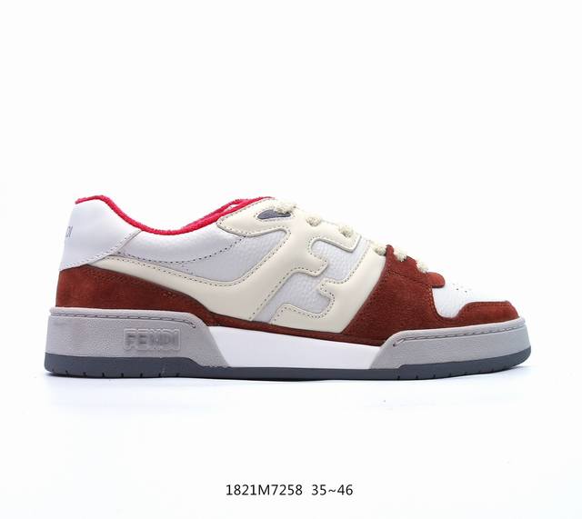 广东纯原礼盒版本 Fendi 芬迪 Match Sneakers 低帮运动鞋 Fendi芬迪情侣款休闲鞋 独家定制 全身20几个细节点全部做到一致还原 吊打市面 - 点击图像关闭