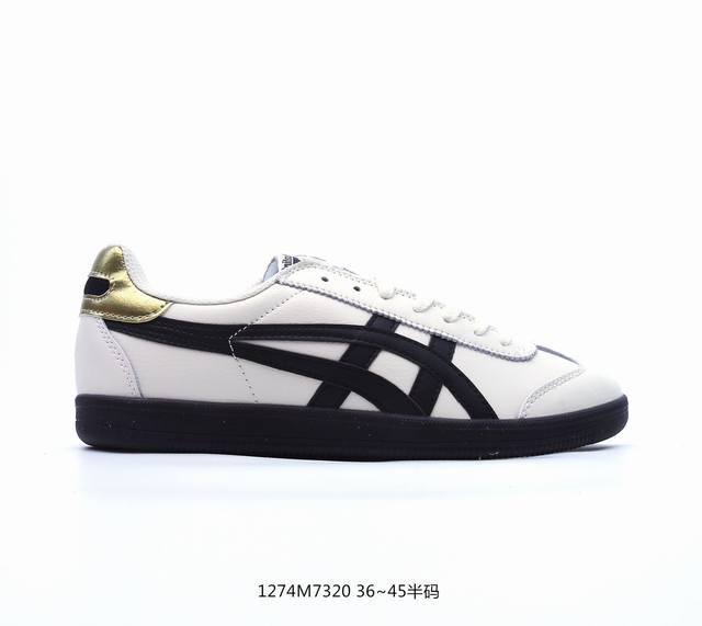 亚瑟士 Onitsuka Tiger Tokuten 复古低帮休闲跑鞋 实拍首发 Tokuten的灵感来源于80年代的室内用鞋 T-Toe前足补强设计 室内鞋的