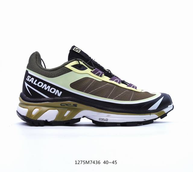 公司级salomon Xt-6 For Cotdxcosts萨洛蒙户外越野跑鞋 鞋面采用sensifit贴合技术 全方位贴合包裹脚型 鞋跟部鞋底牵引设计 提供强