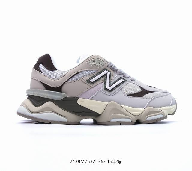 公司级new Balance 公司级版本 Nb9060 联名款 复古休闲运动慢跑鞋 鞋款灵感源自设计师本人对夏日的怀日回忆。鞋面大身由空间双格及磨砂鞋面拼接而生 - 点击图像关闭