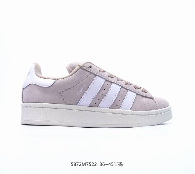 Adidas Originals Campus 00S 学院系列 面包风经典复古低帮百搭休闲运动板鞋 货号：Hp2924 Size:36～45半，编码5872M