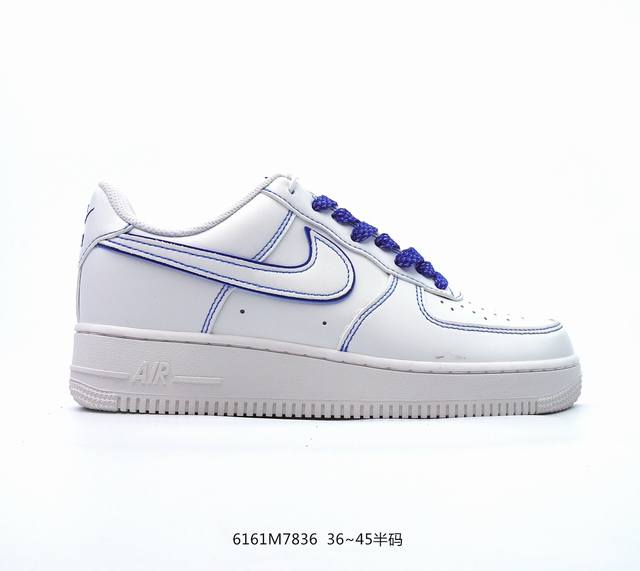 Nike Air Force 1 Low 联名款 原楦头原纸板 打造纯正空军版型专注外贸渠道 全掌内置蜂窝气垫 原盒配件 原厂中底钢印、拉帮完美 官方货号：Cw