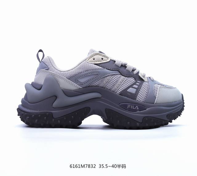 Fila Fusion 斐乐3.0 潮牌厚底休闲跑鞋 F12W411105Fsw 尺码：35.5 36 36.5 37.5 38 38.5 39 40 编码61