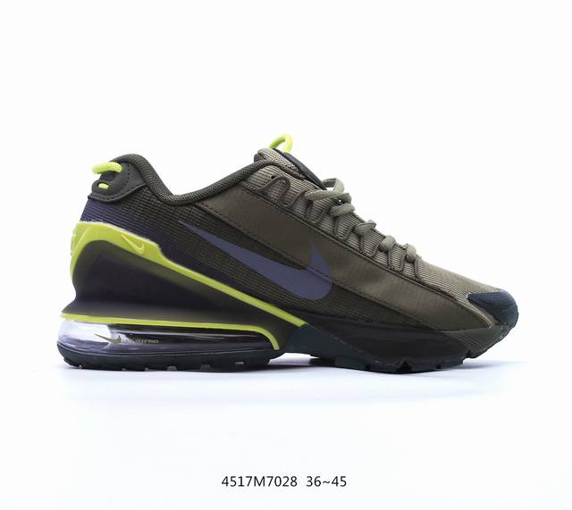 耐克nike Air Max Pulse 百搭单品 2023半掌气垫 缓震跑步鞋这款鞋采用与air Max 270非常相似的鞋跟泡泡设计，同时采用透气网布结构，