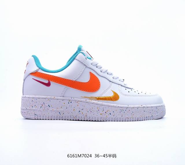 真标耐克nike Air Force 1 Low 空军一号低帮百搭休闲运动板鞋。柔软、弹性十足的缓震性能和出色的中底设计，横跨复古与现代的外型结合，造就出风靡全