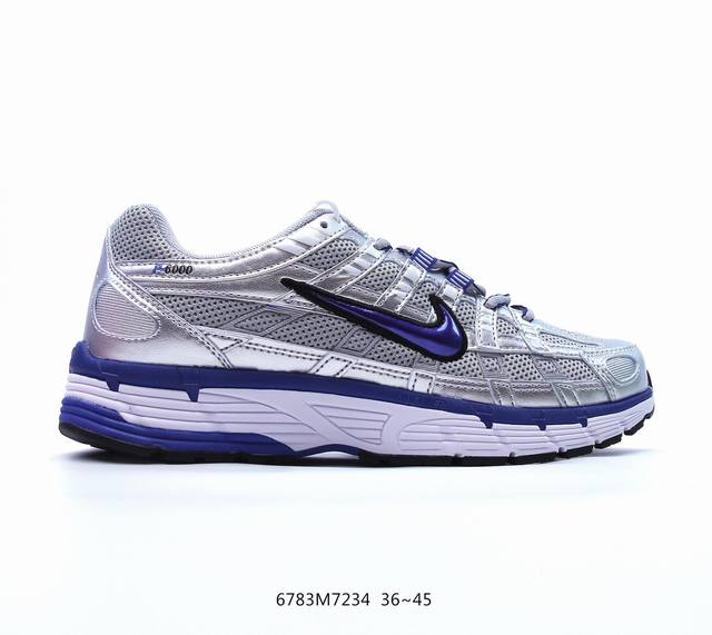 Nike P-6000 高颜值跑鞋 又能出街又能跑步！Nike P-6000 女子跑鞋内外侧都用了红色的钩子，采用透气材料，搭配匠心覆面，再现千禧年代的跑鞋风格