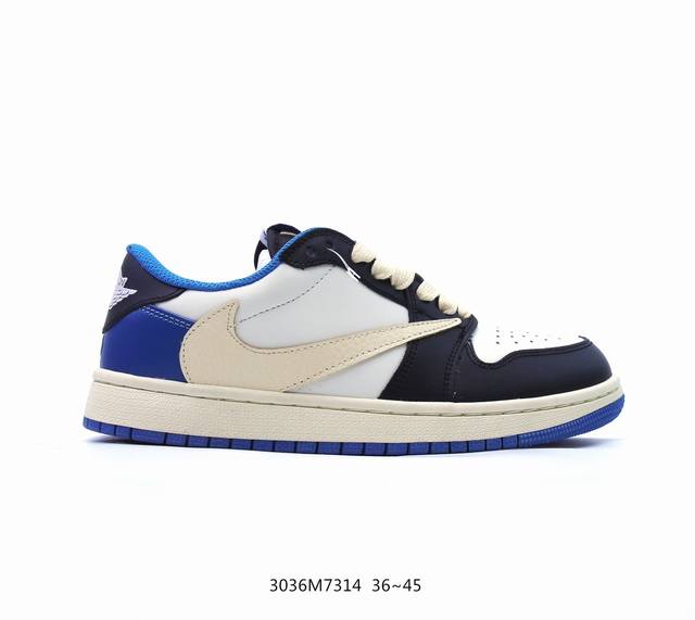 耐克 乔丹air Jordan 1 Low Aj1 乔1 乔丹1代aj1 低帮复古文化休闲运动篮球鞋。该鞋款从 1985 年元年款汲取设计灵感，焕新演绎简约经典