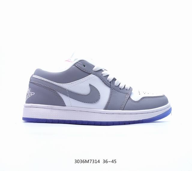 耐克 乔丹air Jordan 1 Low Aj1 乔1 乔丹1代aj1 低帮复古文化休闲运动篮球鞋。该鞋款从 1985 年元年款汲取设计灵感，焕新演绎简约经典