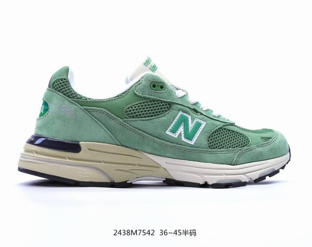 公司级new Balance U993Gw 新百伦nb993总统复古慢跑鞋 绿色 正确3M反光细节 原楦原纸版开发 正确6层组合底模精密开发 后跟透明tpu水晶