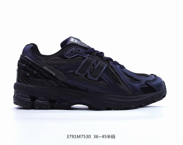 New Balance 1906系列复古老爹风休闲运动慢跑鞋 M1906Rer #采用轻质牛剖革拼接透气网眼衬垫织物鞋面材质 T-Beam大底提供足步弓支撑，保