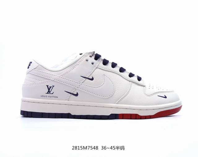 Nk Sb Dunk Low Lv联名 周年高端定制 低帮休闲板鞋 定制鞋盒 大厂纯原品质出货 超高清洁度 皮料切割干净无任何毛边 细节完美 货号：Xx2025