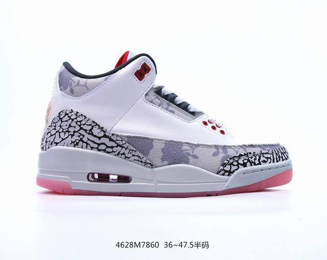 公司级乔丹3代 Aj3 Air Jordan 3 Retro Wings Foundation 复刻巴黎 纯原大厂出品 莞产纯原出品原装进口皮料 正确荔枝纹路