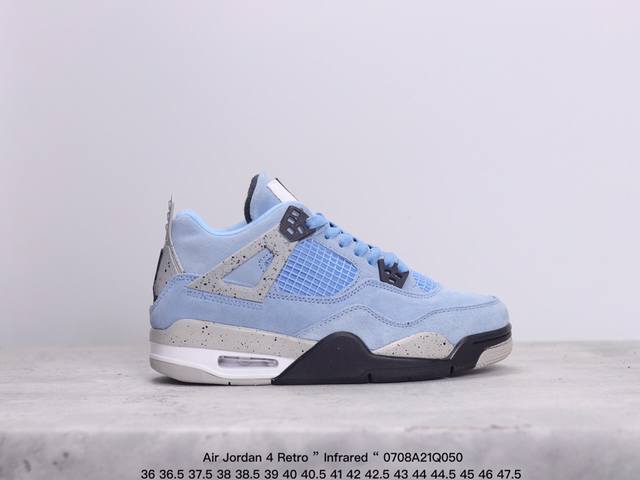 Aj4 Air Jordan 4 Retro ” Infrared “ Aj4乔4 男子文化篮球鞋 大厂出品 主力合作工厂 全新模具开发 纯正4代正确鞋型 进口