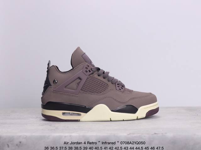 Aj4 Air Jordan 4 Retro ” Infrared “ Aj4乔4 男子文化篮球鞋 大厂出品 主力合作工厂 全新模具开发 纯正4代正确鞋型 进口