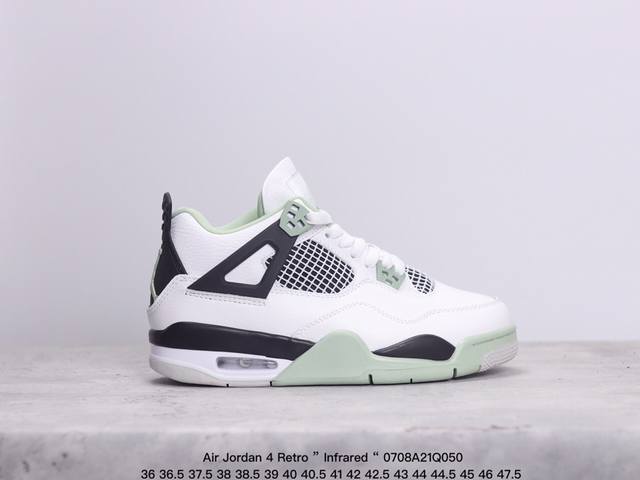 Aj4 Air Jordan 4 Retro ” Infrared “ Aj4乔4 男子文化篮球鞋 大厂出品 主力合作工厂 全新模具开发 纯正4代正确鞋型 进口