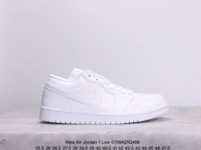 公司级头层！耐克nike Air Jordan 1 Low Aj1 乔1 低帮潮流运动休闲板鞋。Aj1 低帮拼接 完美版型真头层牛皮# 内置缓震气垫 原鞋开模