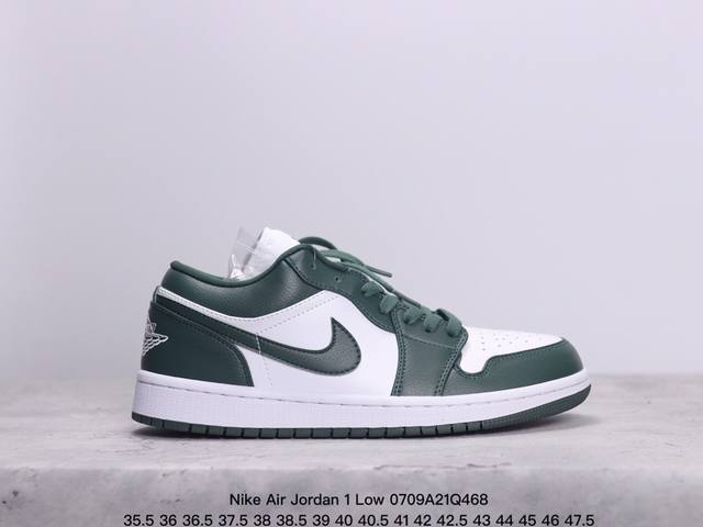 公司级头层！耐克nike Air Jordan 1 Low Aj1 乔1 低帮潮流运动休闲板鞋。Aj1 低帮拼接 完美版型真头层牛皮# 内置缓震气垫 原鞋开模