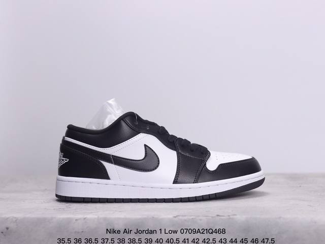 公司级头层！耐克nike Air Jordan 1 Low Aj1 乔1 低帮潮流运动休闲板鞋。Aj1 低帮拼接 完美版型真头层牛皮# 内置缓震气垫 原鞋开模