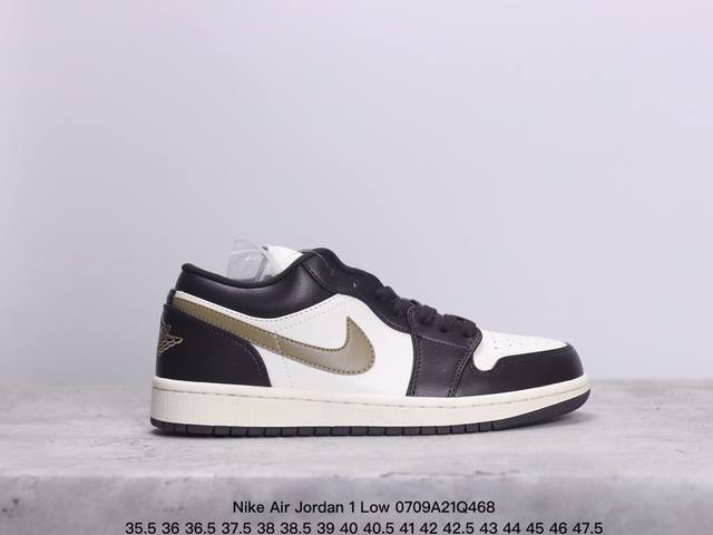 公司级头层！耐克nike Air Jordan 1 Low Aj1 乔1 低帮潮流运动休闲板鞋。Aj1 低帮拼接 完美版型真头层牛皮# 内置缓震气垫 原鞋开模