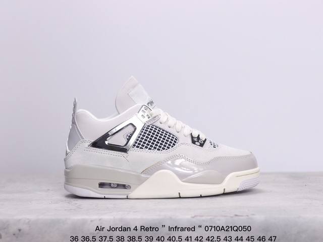 Aj4 Air Jordan 4 Retro ” Infrared “ Aj4乔4 男子文化篮球鞋 大厂出品 主力合作工厂 全新模具开发 纯正4代正确鞋型 进口