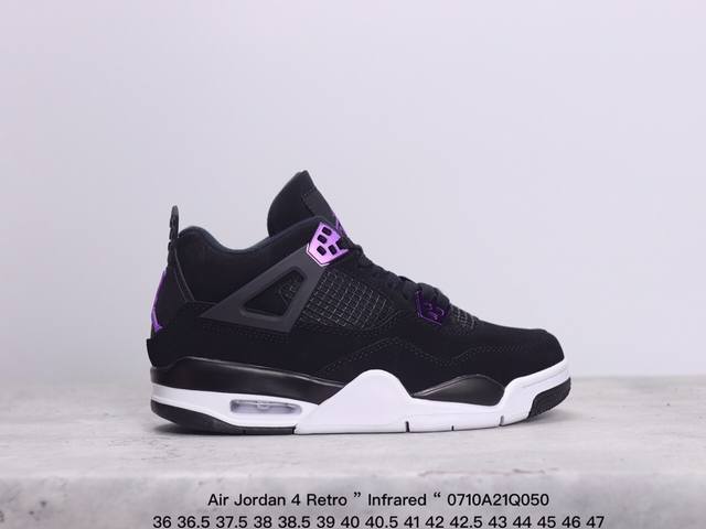 Aj4 Air Jordan 4 Retro ” Infrared “ Aj4乔4 男子文化篮球鞋 大厂出品 主力合作工厂 全新模具开发 纯正4代正确鞋型 进口