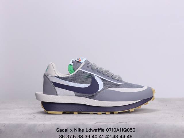 真标sacai X Nike Ldwaffle 华夫1代 解构高端跑鞋 联名设计 双钩双鞋舌设计 遵循原版 官方货号:Dh2684-001 尺码:36-45 X - 点击图像关闭