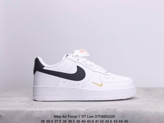 耐克 Nike Air Force 1 '07 Low 空军一号低帮，柔软、弹性十足的缓震性能和出色的中底设计，横跨复古与现代的外型结合，造就出风靡全球三十多年 - 点击图像关闭