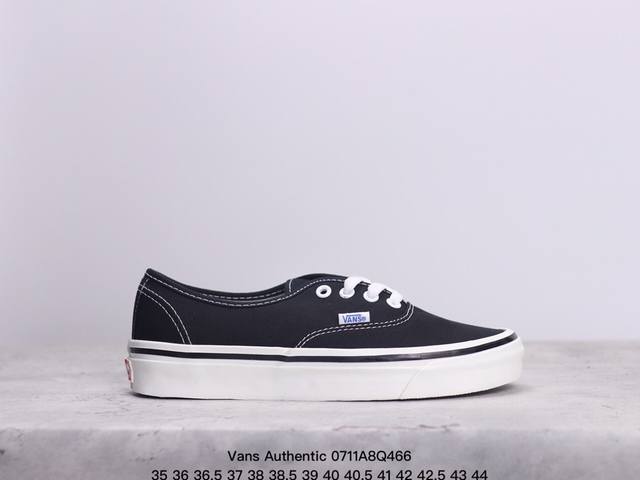 Vans Authentic 经典安娜海姆 低帮硫化滑板鞋 复古aut高端硫化 尺码：35 36 36.5 37 38 38.5 39 40 40.5 41 4