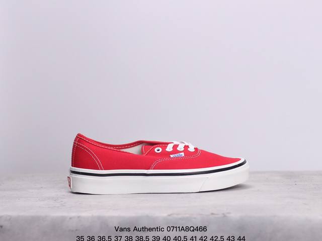 Vans Authentic 经典安娜海姆 低帮硫化滑板鞋 复古aut高端硫化 尺码：35 36 36.5 37 38 38.5 39 40 40.5 41 4