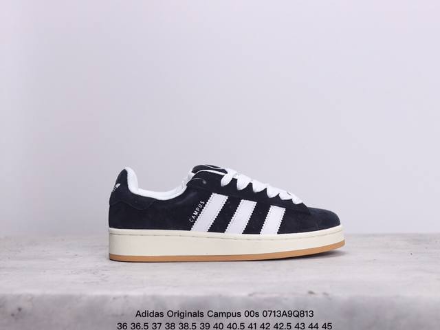 公司级阿迪达斯adidas Originals Campus 00S Tko学院系列 面包风经典复古低帮百搭休闲运动板鞋 货号:Hq4569 尺码:36 36