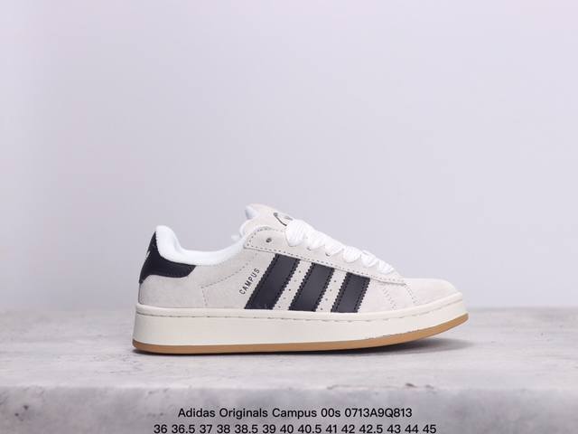 公司级阿迪达斯adidas Originals Campus 00S Tko学院系列 面包风经典复古低帮百搭休闲运动板鞋 货号:Hq4569 尺码:36 36