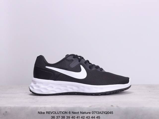 耐克nike Revolution 6 Next Nature 可回收材料低帮网面跑步鞋 Xm0713Q045