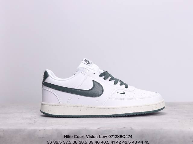 Nike Court Vision Low 百搭单品 受1980年代中期趋势的启发，Nikecourt Vision Low是一款融合了复古篮球风格的混合运动鞋