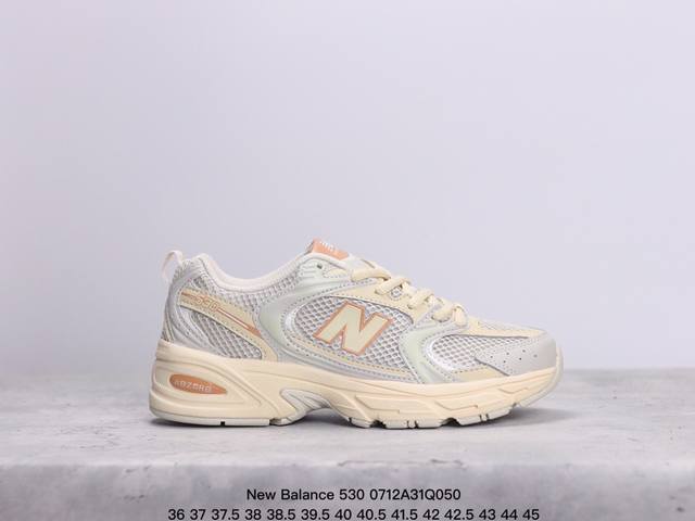 公司级新百伦 Nb530 New Balance 530 复跑古鞋nb530这鞋双确实是nb家经复典古款式之一，以全科新技诠释，成打功造530鞋款。鞋面保在持5