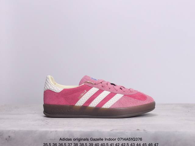 公司级adidas Originals Gazelle Indoor 复古单品 复刻男女经典板鞋原厂 Adidas Originals Gazelle Indo