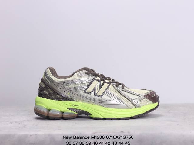 New Balance M1906系列 复古单品宝藏老爹鞋款 公司级 复古元素叠加 质感超级棒 楦版型材料细节做工精细 作为nb最经典的档案鞋型之一 与2002