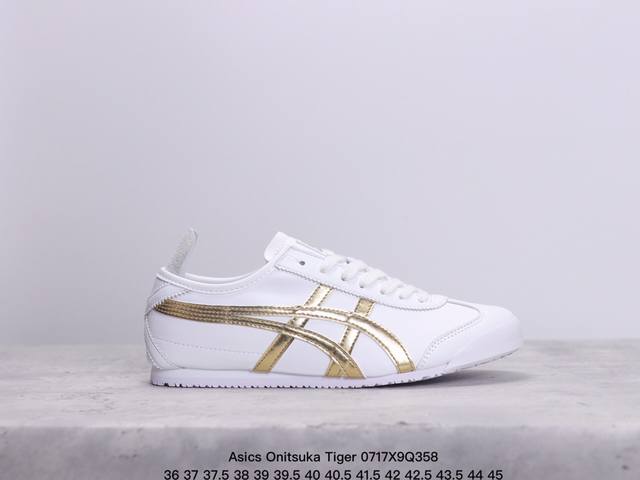 真标带半码亚瑟士 Onitsuka Tiger 鬼冢虎运动鞋mexico 66 白金1183A499 男女休闲鞋。 Xm0717Q358