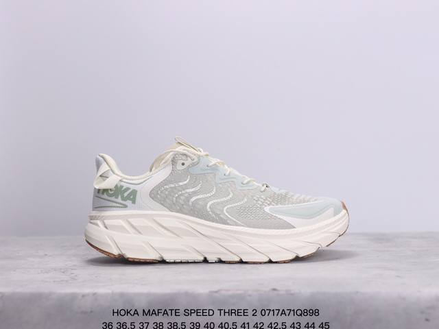 公司级hoka Mafate Speed Three 2玛法特 超轻厚底轻量山地跑步鞋 货号:1141572 尺码:36 36.5 37.5 38 38.5 3