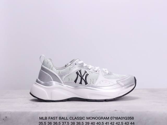 Mlb Fast Ball Classic Monogram 纽约洋基队 明星上脚，复古银色强势回归以液态银质感展现出独立自信的态度，将金属元素融入日常穿搭，展