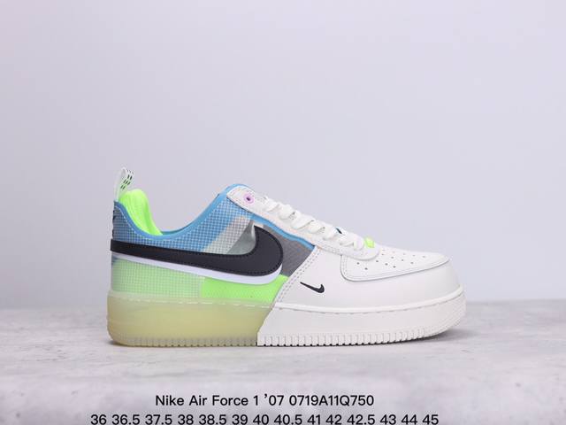 耐克 Nike Air Force 1 ’07 空军一号低帮百搭休闲运动板鞋。柔软、弹性十足的缓震性能和出色的中底设计，横跨复古与现代的外型结合，造就出风靡全球