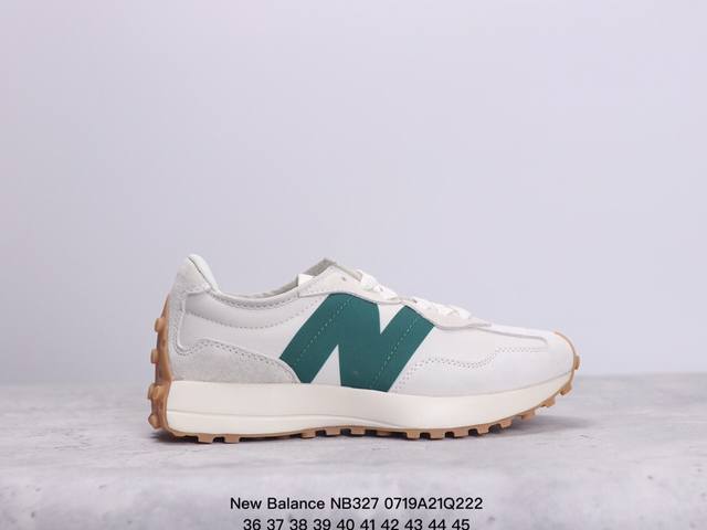 New Balance Nb327复古美感舒适运动皮革合成革减震防滑耐磨透气包裹性支撑低帮休闲跑步鞋 Xm0719Q222