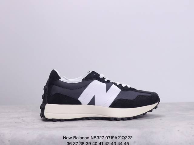 New Balance Nb327复古美感舒适运动皮革合成革减震防滑耐磨透气包裹性支撑低帮休闲跑步鞋 Xm0719Q222